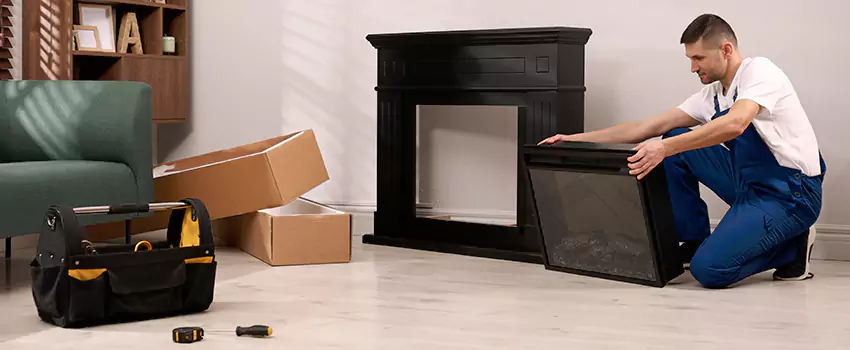 Old Rusted Metal Fireplace Repair And Replacement in Wolf Trap, VA